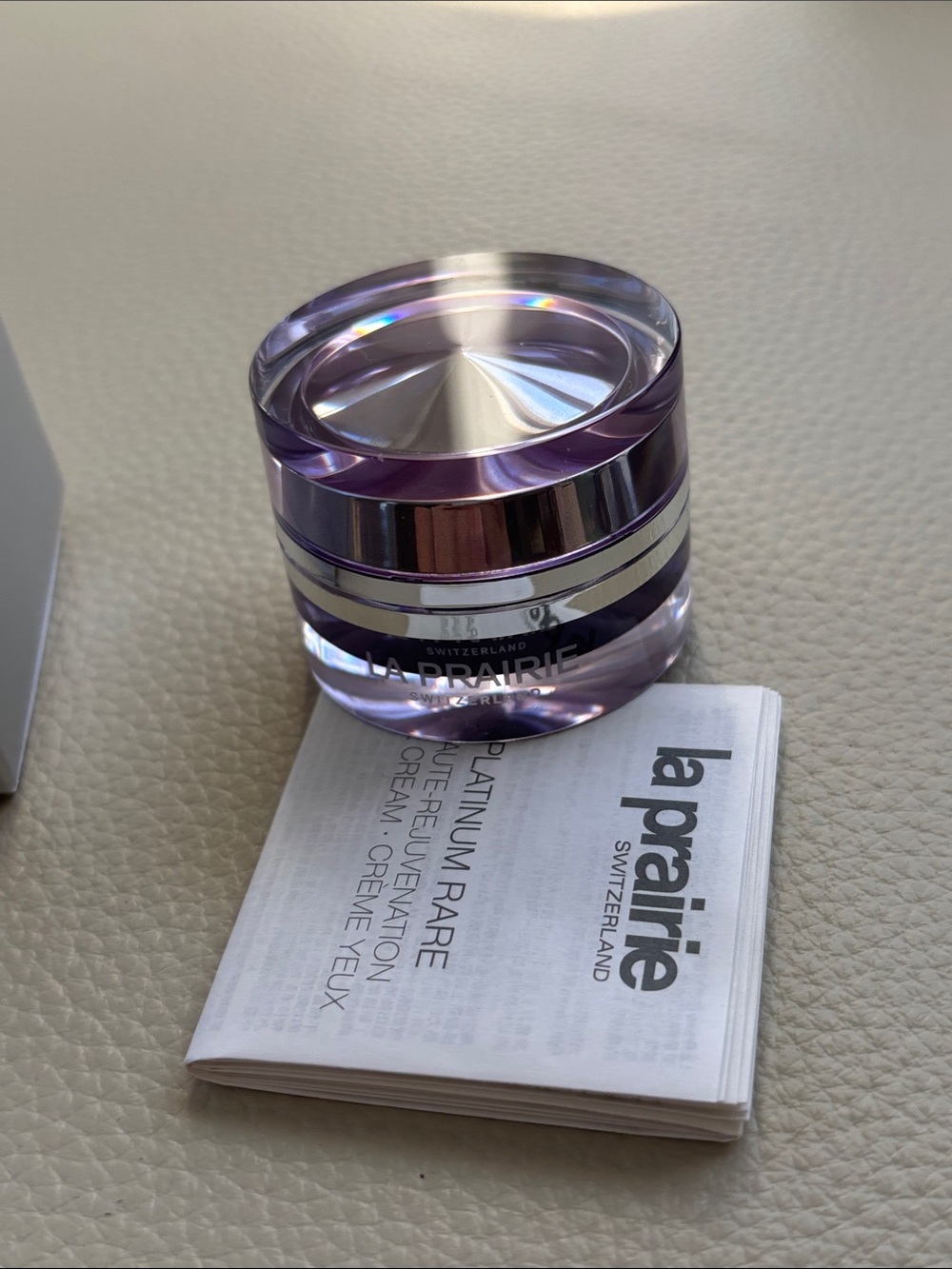 La Prairie Platinum Rare Eye Cream (3ml) - Picture 2 of 4